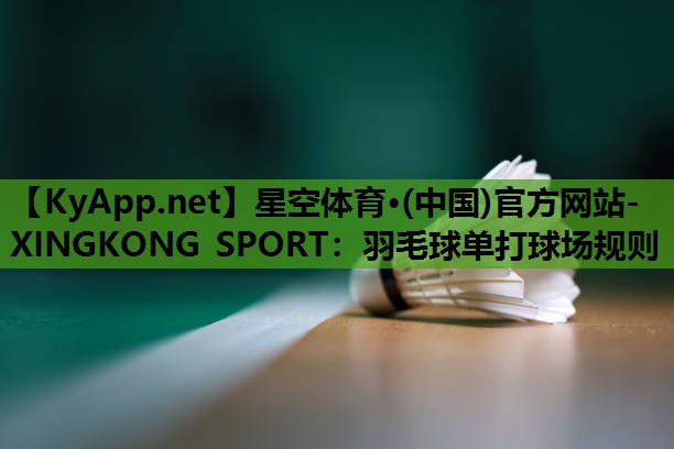 星空体育·(中国)官方网站-XINGKONG SPORT：羽毛球单打球场规则
