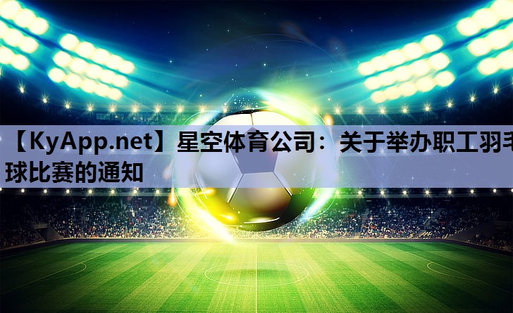 星空体育公司：关于举办职工羽毛球比赛的通知