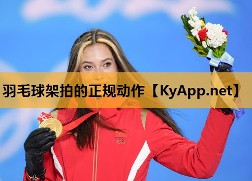 羽毛球架拍的正规动作
