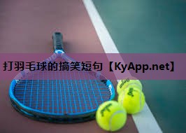 打羽毛球的搞笑短句