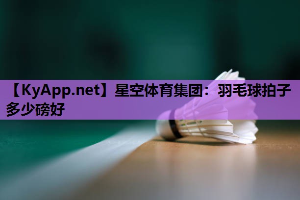 羽毛球拍子多少磅好 羽毛球拍子多少磅好